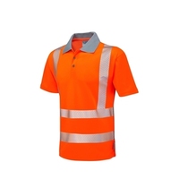 Hi-Vis Orange Coolviz Breathable Polo Shirt - Size LARGE