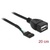 DELOCK kábel USB pin header female > USB 2.0 Type-A female 20cm