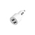 OtterBox Car Charger Bundle 2X USB A 12W + USB A-Lightning Cable 1 m Weiß - Autoladegeät - Ladegerät für Mobilgeräte Auto
