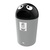 Buddy Recycling Bin - 84 Litre - No Liner - General Waste - Black Lid - Smile Aperture