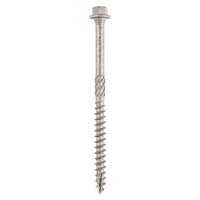 TIMco 6.7 x 300mm In-Dex Hex Head A4 Stainless Steel Timber Screws Qty 25