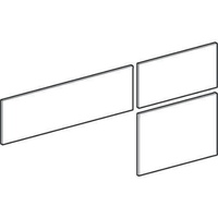 GEBERIT 244697001 Geberit Schubladenfronten-Set VariForm f Untschra. m drei Sch