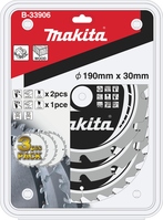 Makita Saegeblatt-Set 190x30x12Z+24Z B-33906