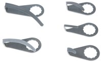 KS Tools 515.5096 Schaberklinge, gebogen, geschwungen, Klingenlänge 90mm