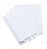 Rexel Crystalfile Suspension File Card Tab Inserts White (Pack 50) 78050