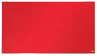 Nobo Impression Pro Widescreen Red Felt Board 890x500mm