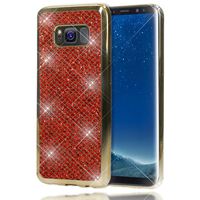 NALIA Glitter Case compatible with Samsung Galaxy S8 Plus, Ultra-Thin Mobile Sparkle Silicone Back Cover, Protective Slim Shiny Protector Skin, Shock-Proof Bling Smart-Phone Bum...