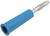 Electro PJP 1060-C-CD1-BL Banándugó Dugó, egyenes Tű átmérő: 4 mm Kék 1 db