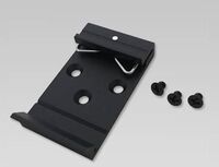 DIN- Rail Mounting Kit RKE-DIN, Mounting kit, Black, 4 pc(s) Montagesets