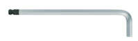Felo Winkelschlüssel Innensechskant mit Kugelkopf, verchromt mit schwarzer Spitze 10,0 mm