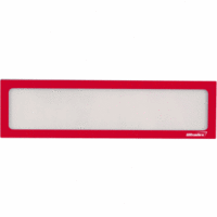 Infotasche magnetisch für Überschriften A5quer/A4hoch rot VE=1 Stück