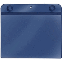 Neodym-Magnettasche A5 225x200mm blau