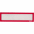 Infotasche magnetisch für Überschriften A5quer/A4hoch rot VE=1 Stück