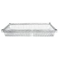 Vogue Chrome Baskets with Clips - Wire Shelves 105X915X457mm Pack of 2