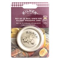 Kilner Screw Top Preserve Jar Spare Seals 25(H) x 70mm Pack Quantity - 12