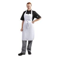 Whites Chefs Clothing Unisex Professional Apron in White Size 965x711mm