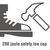 Nisbets Essentials Unisex Safety Shoe in Black - Microfiber - Padded - 48