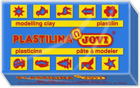 CAJA 15 PASTILLAS PLASTILINA 150 G - AZUL OSCURO JOVI 7113
