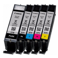 Canon pgi-570 + cli-571 Multipack (bk, c, m, y) für Pixma MG 5700, 6800, 7700