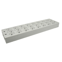AZ00.057.2 Basisplaat 7-voudig 1/8" P1=1/4"