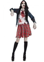 Disfraz de Colegiala Zombie para mujer S
