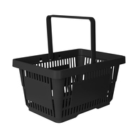 Shopping Basket / Picking Basket / Plastic Basket | 20 l black 300 mm 225 mm 430 mm 1
