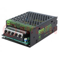Power supply: switched-mode; for building in,modular; 15W; 24VDC