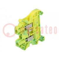 Splice terminal: rail; 0.14÷4mm2; ways: 1; terminals: 2; polyamide