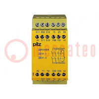 Module: safety relay; PNOZ X4; 24VDC; OUT: 4; -10÷55°C; PNOZ X