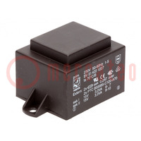 Transformer: encapsulated; 6VA; 230VAC; 15V; 15V; 200mA; 200mA; PCB