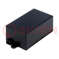 Enclosure: multipurpose; X: 38mm; Y: 65mm; Z: 27mm; with fixing lugs