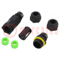 Connector: AC supply; screw terminal; 8.6÷10.5mm; 0.75÷2.5mm2