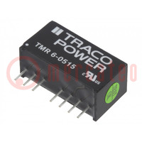 Convertidor: DC/DC; 6W; Uentr: 4,5÷9V; Usal: 24VDC; Isal: 250mA; SIP8