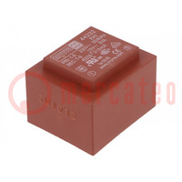 Transformer: encapsulated; 5VA; 230VAC; 15V; 333mA; PCB