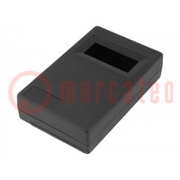 Enclosure: for devices with displays; X: 73.5mm; Y: 117.5mm; ABS