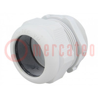 Cable gland; M63; 1.5; IP68; polyamide; light grey; V-TEC VM