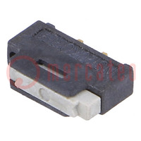 Switch: slide; Pos: 2; 0.3A/24VDC; SMT; Leads: for PCB,angled