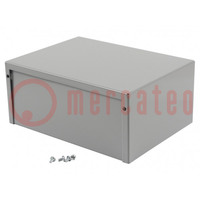 Enclosure: multipurpose; X: 152mm; Y: 203mm; Z: 89mm; 1411; aluminium