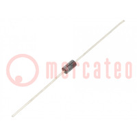 Diode: rectifying; THT; 200V; 1A; Ifsm: 30A; DO41; Ufmax: 1V; 50ns