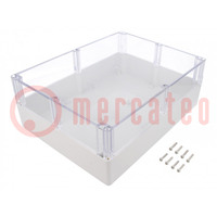 Custodia: universale; X: 230mm; Y: 300mm; Z: 111mm; policarbonato