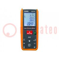 Telémetro; LCD; 0,05÷60m; Exact.med: ±1,5mm; IP54; Unidad: ft,m