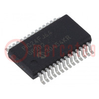 IC: PIC microcontroller; 64kB; 2÷3.6VDC; SMD; SSOP28; PIC24