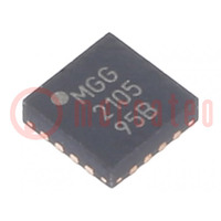IC: microcontrolador PIC; 14kB; 32MHz; 1,8÷5,5VDC; SMD; QFN16; tubo
