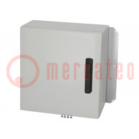 Enclosure: wall mounting; X: 500mm; Y: 500mm; Z: 210mm; ARCA; grey