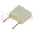 Capacitor: polyester; 220nF; 40VAC; 63VDC; 5mm; ±10%; 7.2x2.5x6.5mm