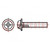 Screw; with flange; M6x30; 1; Head: button; Phillips; PH3