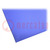 Bench mat; ESD; L: 1.2m; W: 0.6m; Thk: 3.2mm; PVC,vinyl; blue; <14MΩ