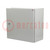 Enclosure: wall mounting; X: 400mm; Y: 400mm; Z: 200mm; SOLID GSX
