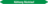 Mini-Rohrmarkierer - Kühlung Rücklauf, Grün, 0.8 x 10 cm, Polyesterfolie