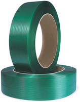 Polyester-/ PET-Umreifungsband, 19x0,8mmx1200lfm, Kern 406 mm, geprägt, grün, Reißfestigkeit 663kp